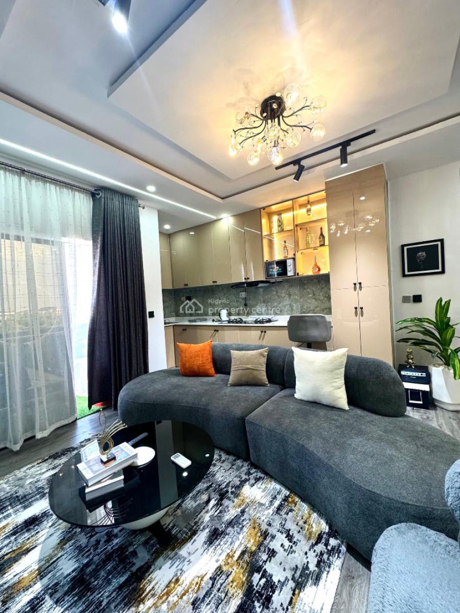 Brand New Smart Luxury 🥰 1 Bedroom Maisonette Apartment with City-v, Lekki Phase 1, Lekki, Lagos, Flat / Apartment Short Let