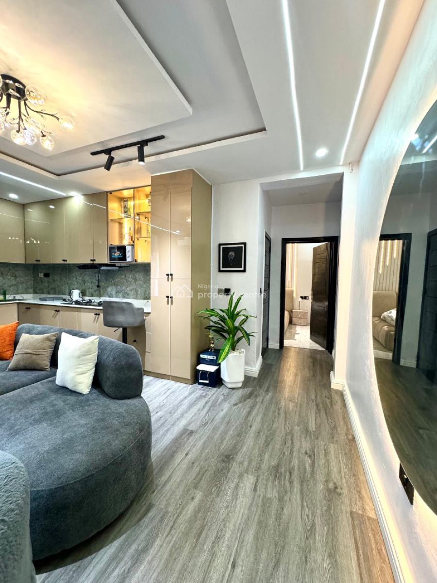 Brand New Smart Luxury 🥰 1 Bedroom Maisonette Apartment with City-v, Lekki Phase 1, Lekki, Lagos, Flat / Apartment Short Let