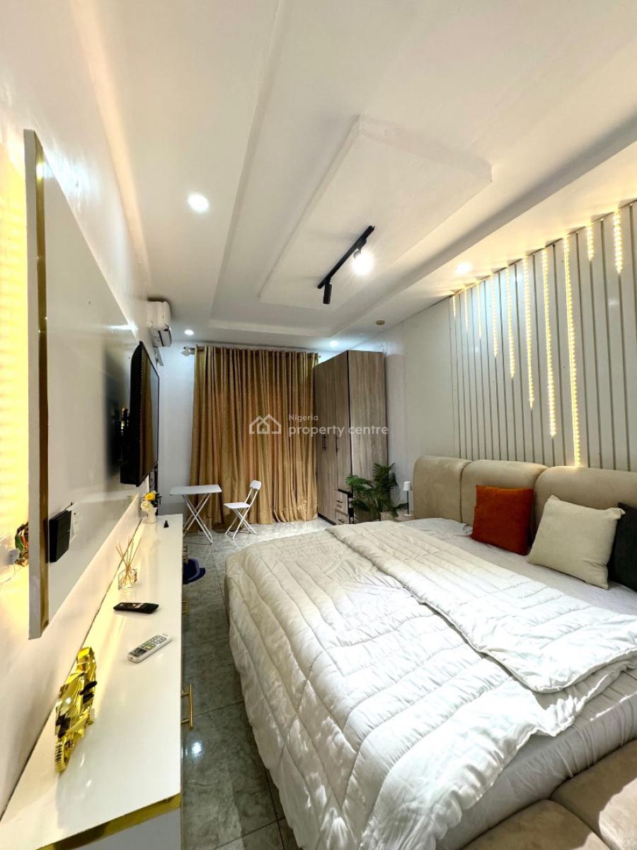 Brand New Smart Luxury 🥰 1 Bedroom Maisonette Apartment with City-v, Lekki Phase 1, Lekki, Lagos, Flat / Apartment Short Let