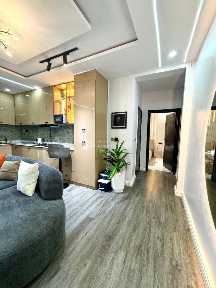 Brand New Smart Luxury 🥰 1 Bedroom Maisonette Apartment with City-v, Lekki Phase 1, Lekki, Lagos, Flat / Apartment Short Let