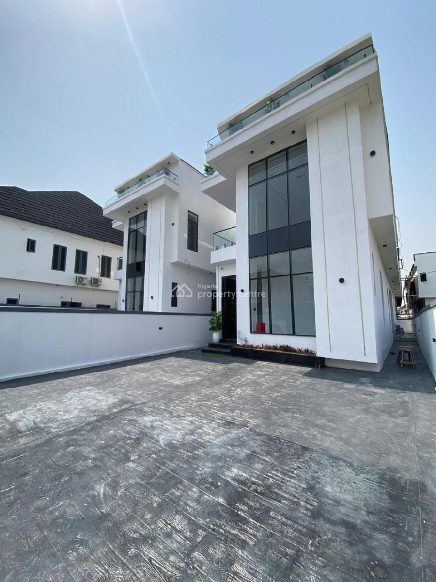 Lovely 5 Bedroom Fully Detached Duplex with a Bq and Pool, Vgc, Lekki, Lagos, Detached Duplex for Sale