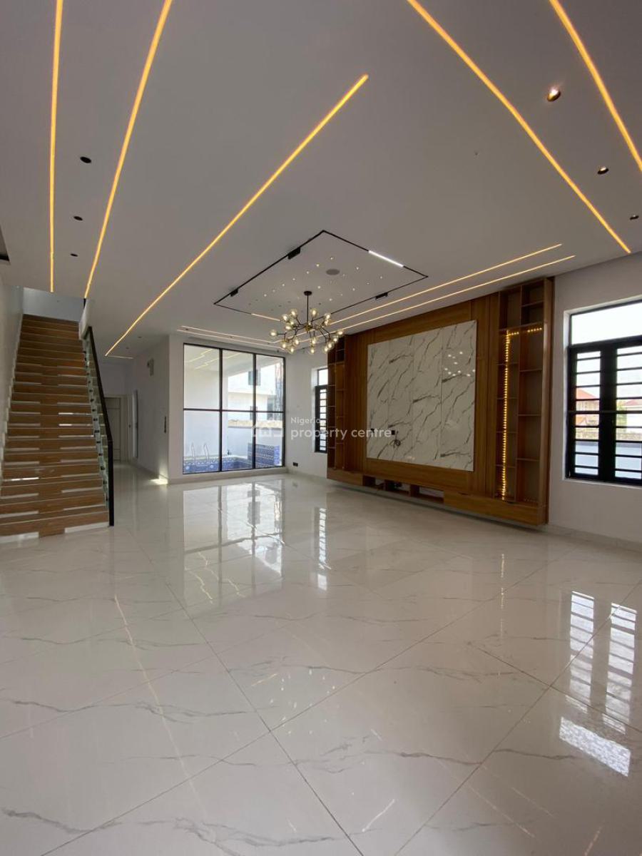 Lovely 5 Bedroom Fully Detached Duplex with a Bq and Pool, Vgc, Lekki, Lagos, Detached Duplex for Sale