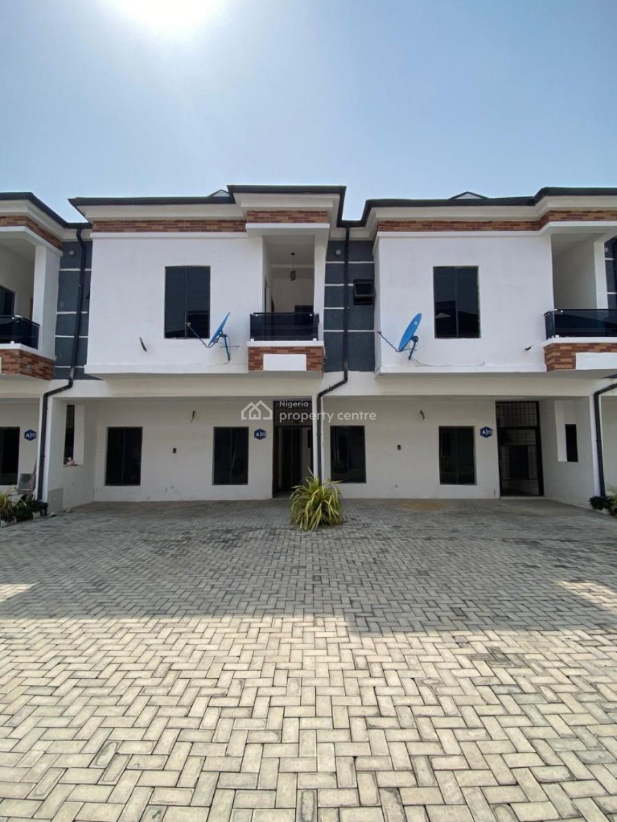 Nicely Built 4 Bedroom Semi Detached Duplex with a Bq, Pool, Vgc, Lekki, Lagos, Semi-detached Duplex for Sale
