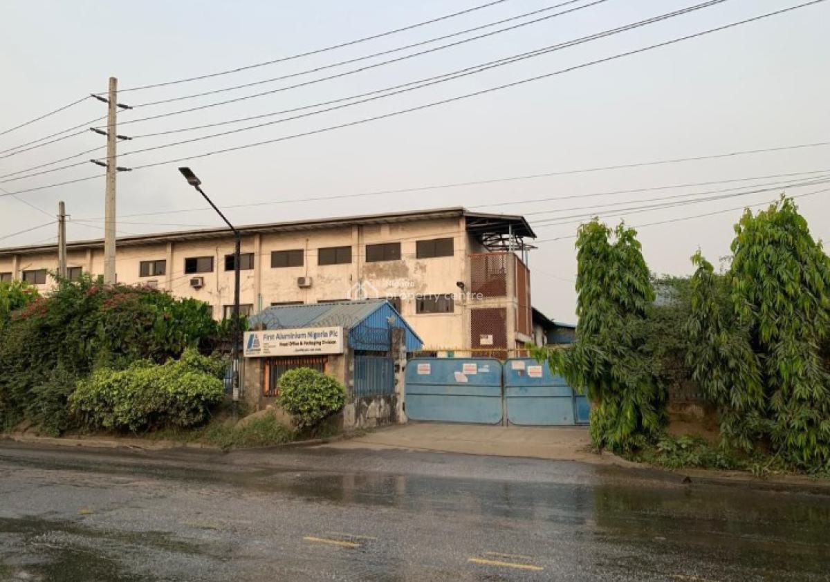 Factory on 7,810sqm Land  in Ogba -- C of O, Ogba Industrial Area, Ogba, Ikeja, Lagos, Commercial Property for Sale