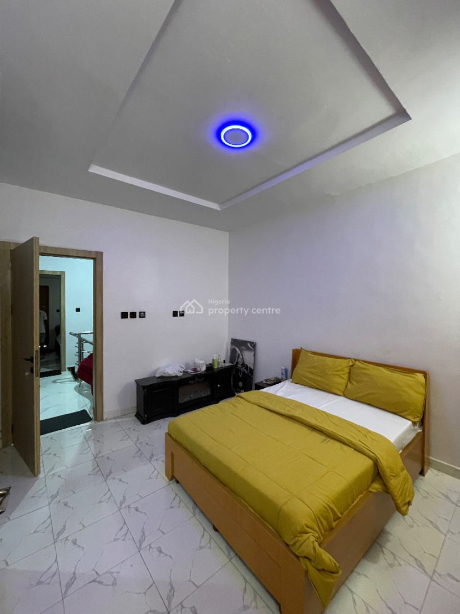 Fully Furnished 3bedroom Terrace Duplex with Mini Office Space, Metro Homes, Ajah, Lagos, Terraced Duplex for Rent