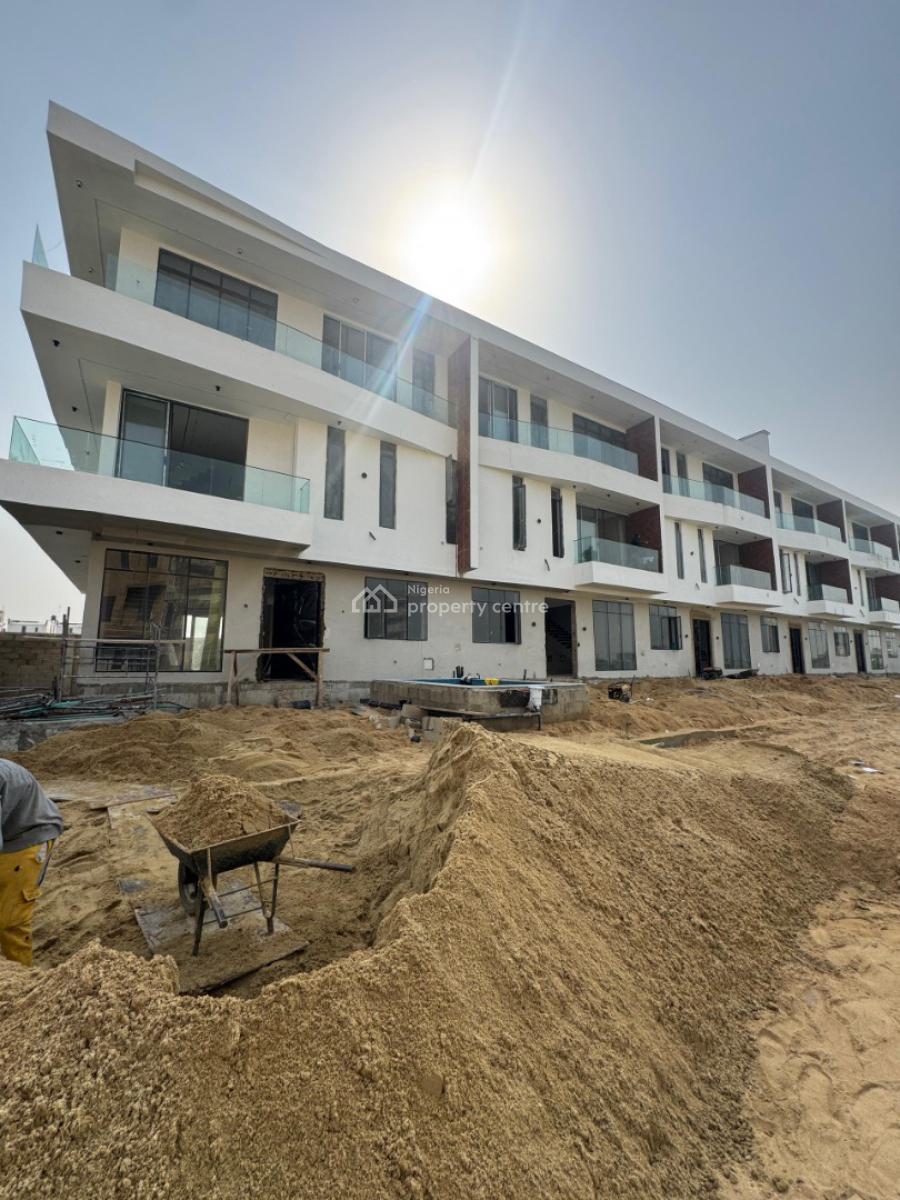 Unbelievable Offer 5 Bedroom Self Compound Terrace Duplex with Bq, Close Proximity to Purple Mall, Lekki Phase 1, Lekki, Lagos, Terraced Duplex for Sale