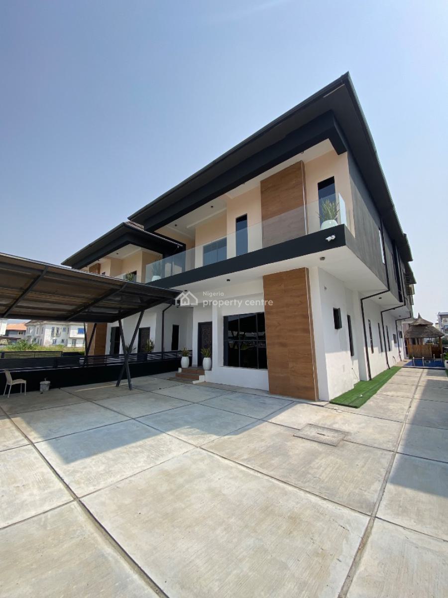 Newly Built 5bedroom Duplex Comes with Swimming Pool, Gated Estate By Blenco Supermarket, Sangotedo, Ajah, Lagos, Detached Duplex for Sale