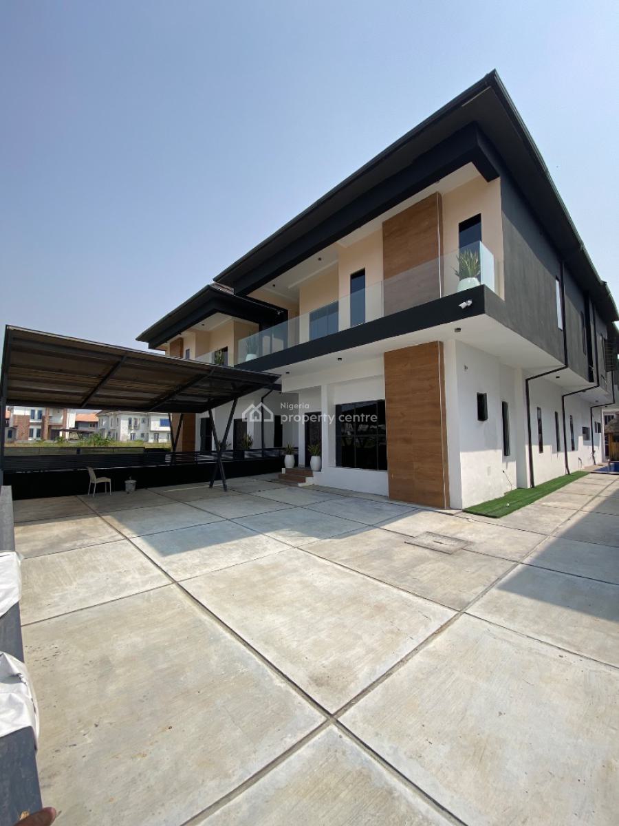 Newly Built 5bedroom Duplex Comes with Swimming Pool, Gated Estate By Blenco Supermarket, Sangotedo, Ajah, Lagos, Detached Duplex for Sale