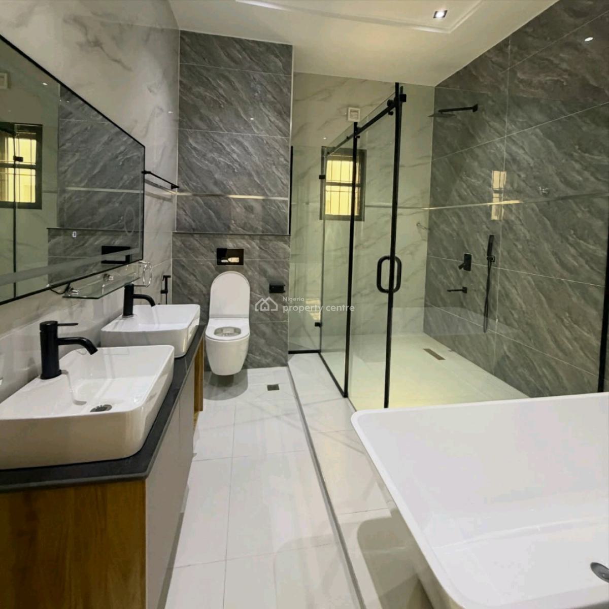 Newly Completed 5bedrooms Fully Detached Stand Alone Residence Designe, Guzape District, Abuja, House for Sale