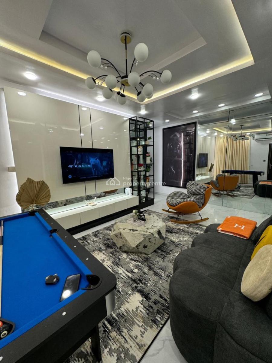 Beautiful 2 Bedrooms Apartment with Snooker, Pool and Gym, Ikate, Lekki, Lagos, Flat / Apartment Short Let