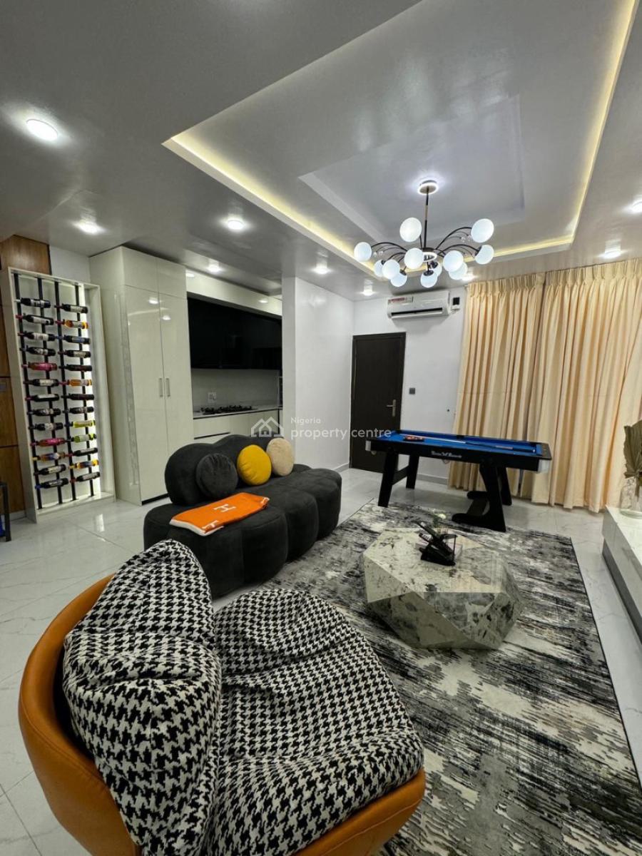 Beautiful 2 Bedrooms Apartment with Snooker, Pool and Gym, Ikate, Lekki, Lagos, Flat / Apartment Short Let