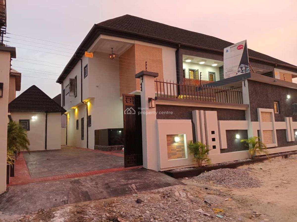 Newly Built 4bedroom Fully Detached with a Room Self Con Bq in Ogidan, Ogidan, Sangotedo, Ajah, Lagos, House for Sale