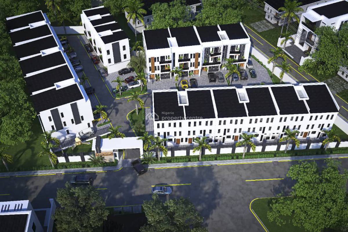 Smart Luxury 3 Bedrooms Terrace Serviced Duplex & Flat Apartment, Wisdom Court, Ajah, Lagos, Terraced Duplex for Sale