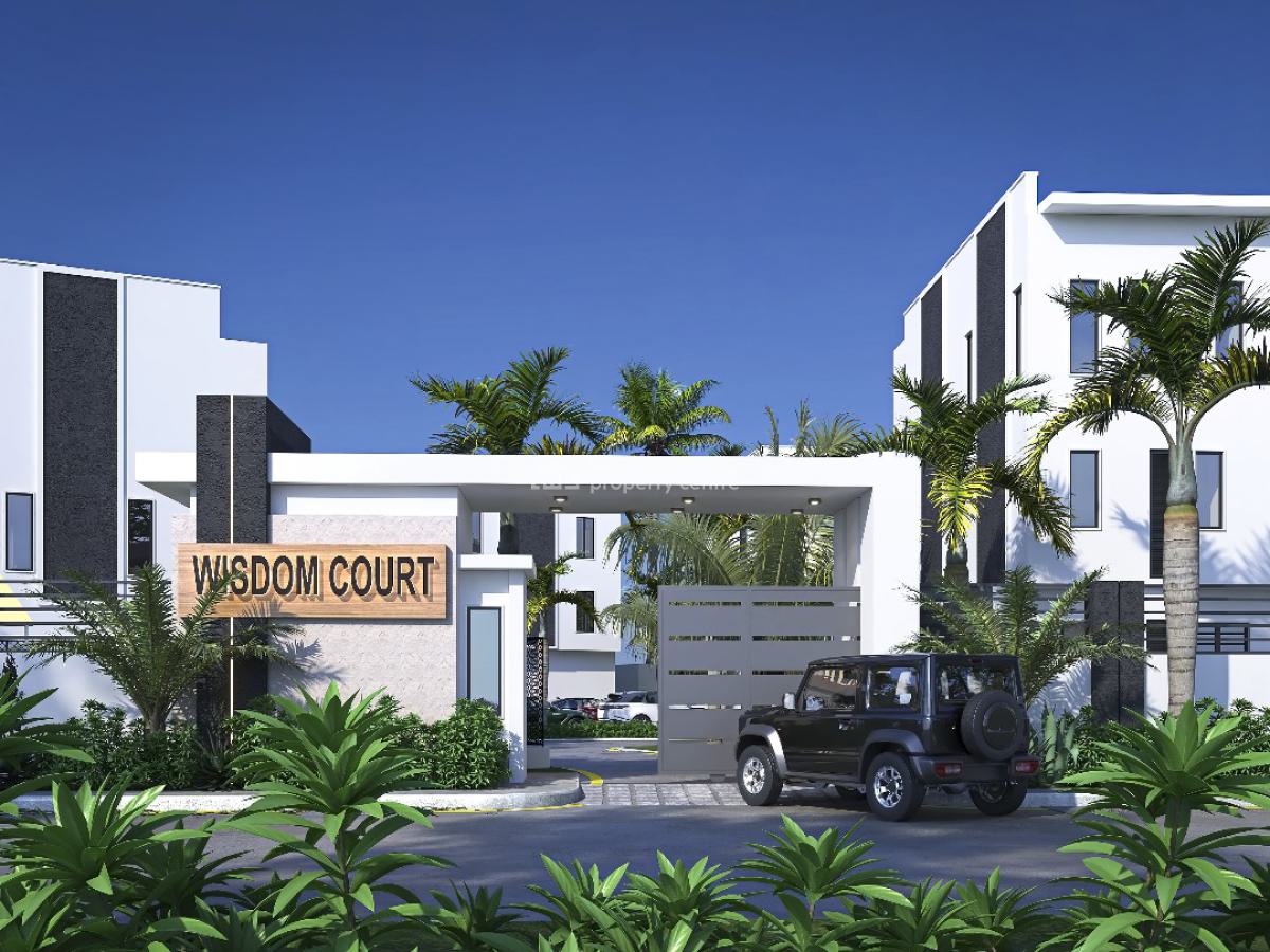 Smart Luxury 3 Bedrooms Terrace Serviced Duplex & Flat Apartment, Wisdom Court, Ajah, Lagos, Terraced Duplex for Sale