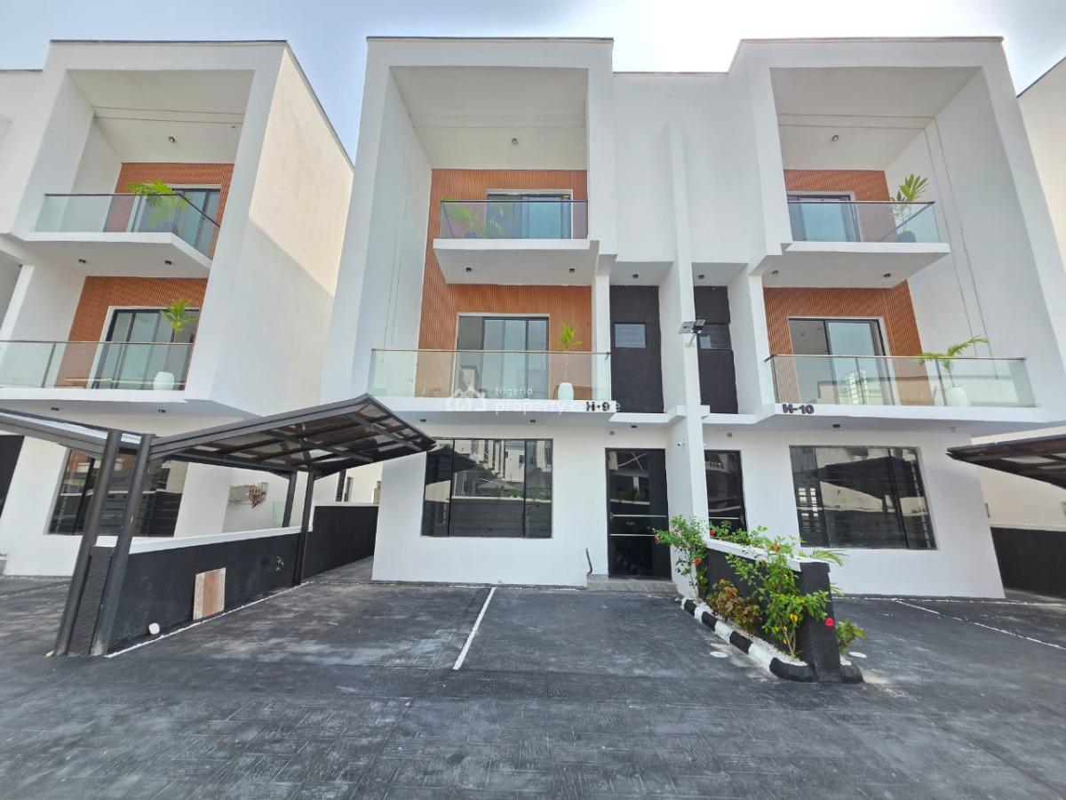 Luxury 4 Bedroom Duplex with Excellent Facilities, Chevron Estate, Lagos, Lekki, Lagos, Semi-detached Duplex for Sale