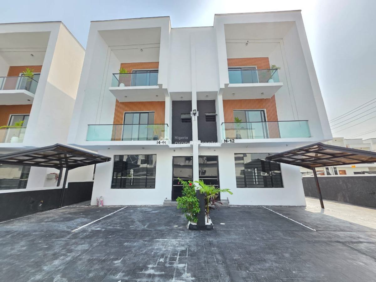 Luxury 4 Bedroom Duplex with Excellent Facilities, Chevron Estate, Lagos, Lekki, Lagos, Semi-detached Duplex for Sale