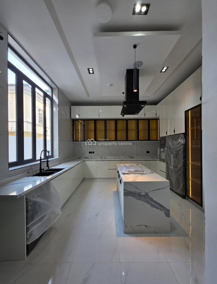 Wonderfully Finished 5 Bedroom Detached Home with Bq, Cinema, Chevron, Lekki, Lagos, Detached Duplex for Sale