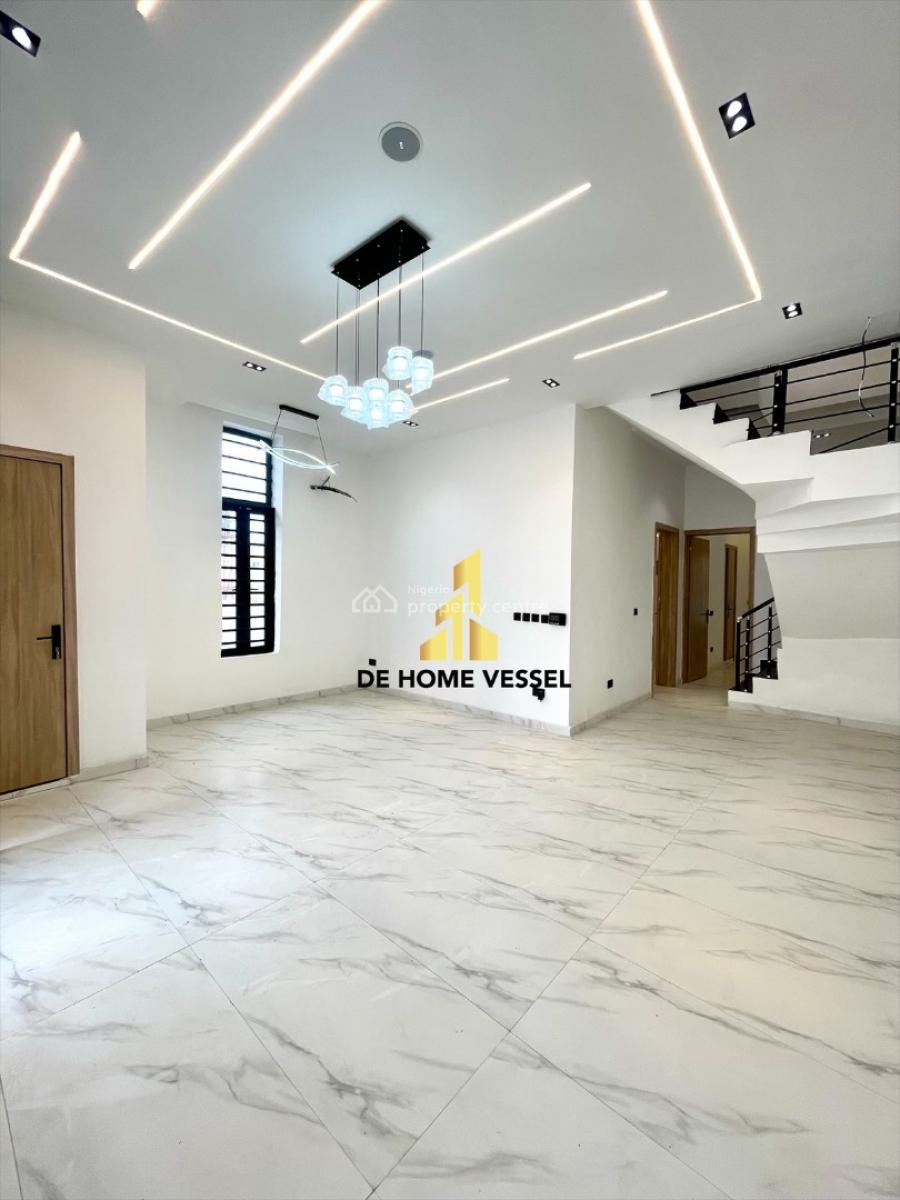 Decently Designed 4 Bed Semi-detached Luxury Home with Bq, Ajah, Lekki, Lagos, Semi-detached Duplex for Sale