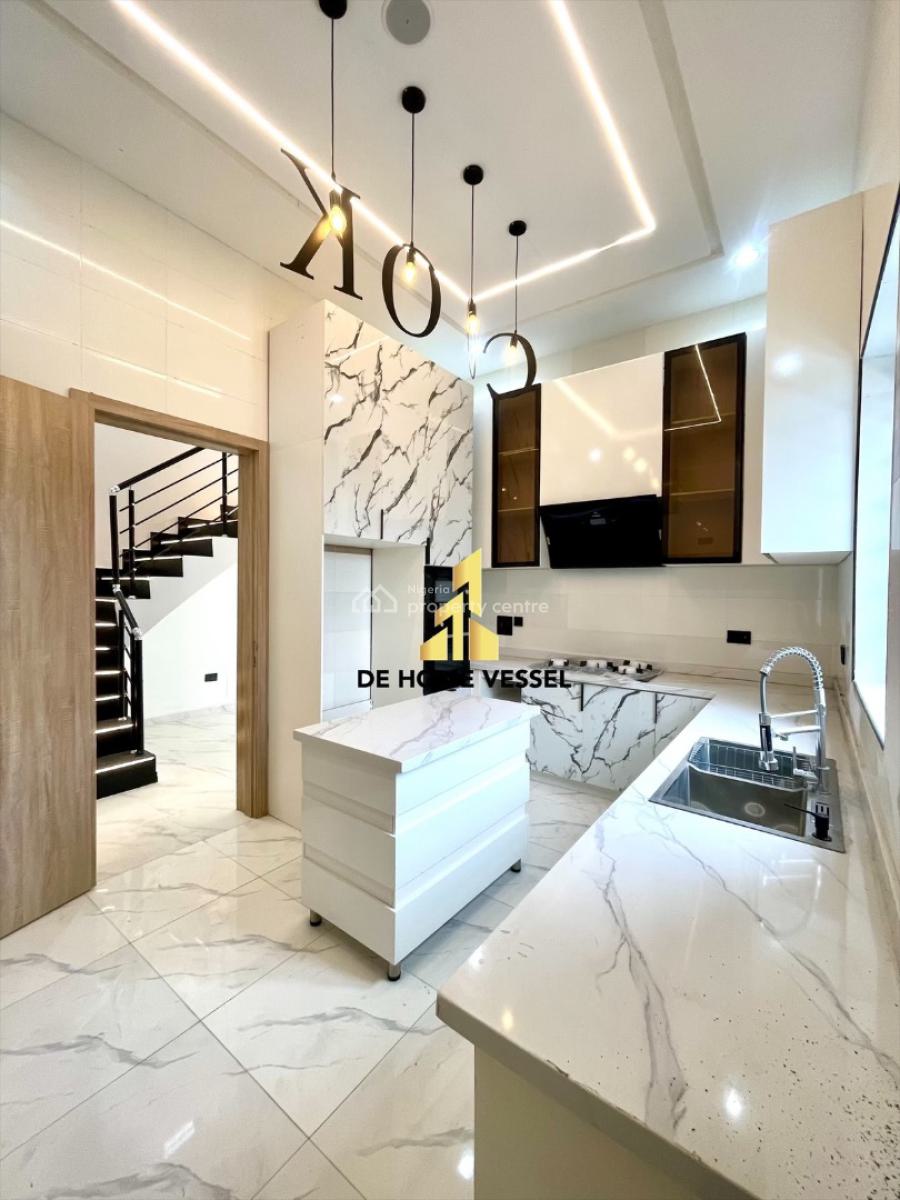 Decently Designed 4 Bed Semi-detached Luxury Home with Bq, Ajah, Lekki, Lagos, Semi-detached Duplex for Sale