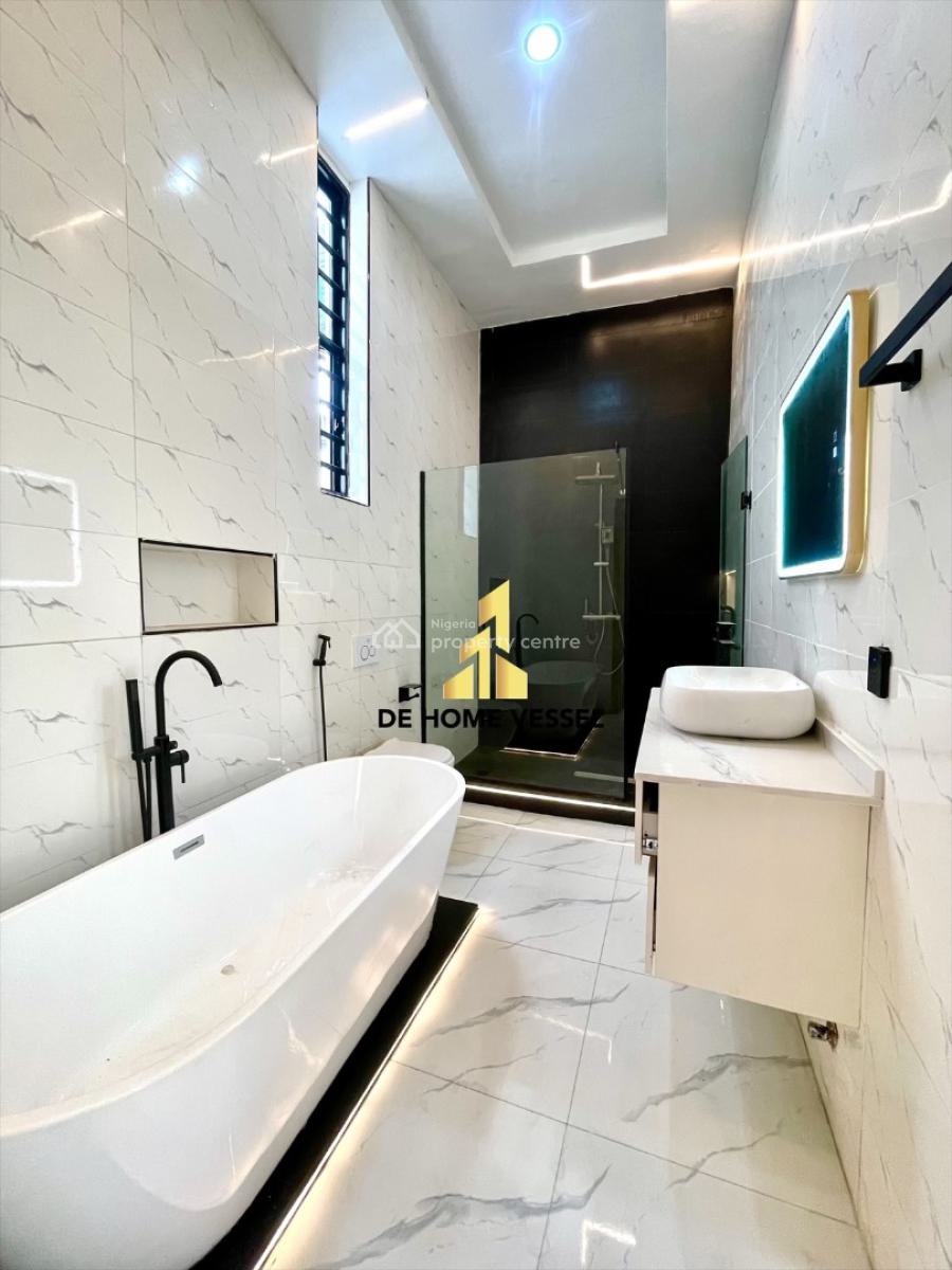 Decently Designed 4 Bed Semi-detached Luxury Home with Bq, Ajah, Lekki, Lagos, Semi-detached Duplex for Sale