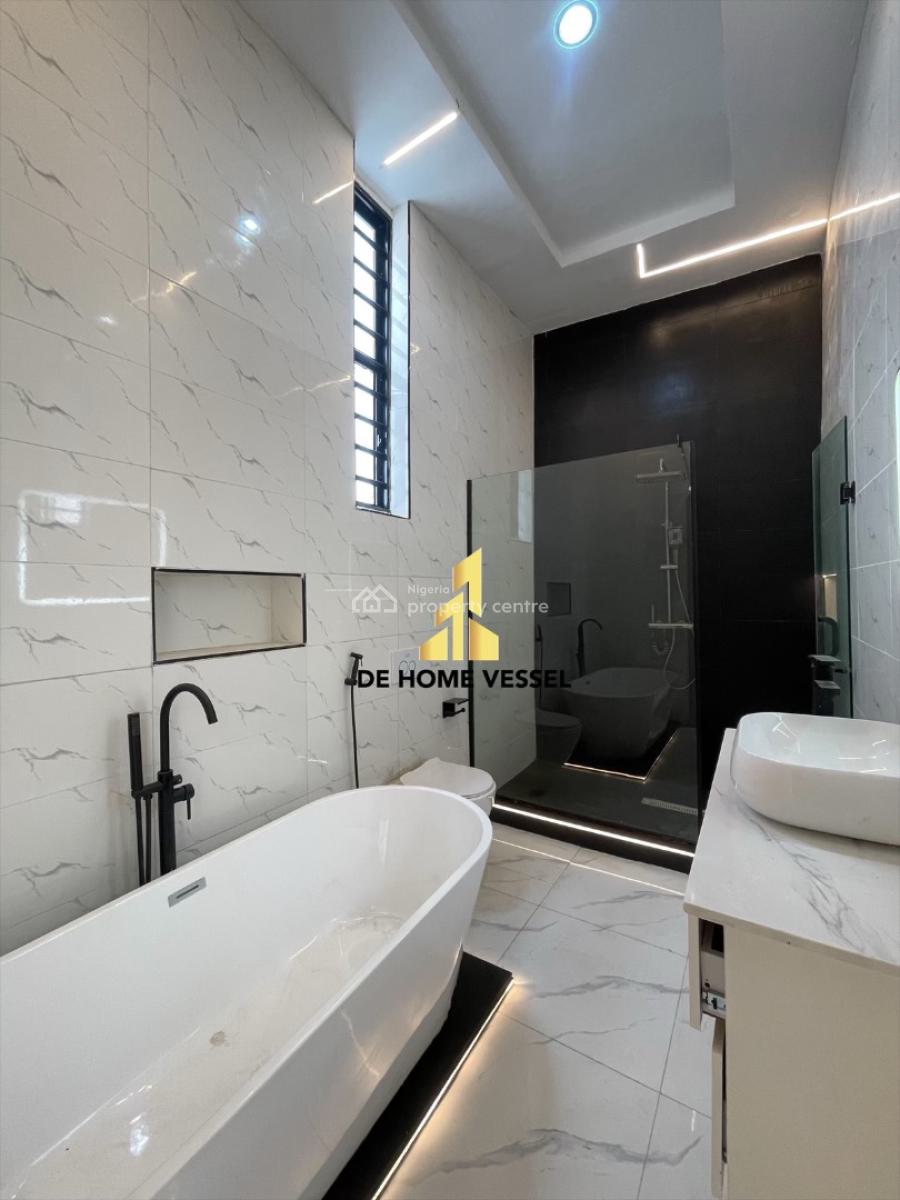 Decently Designed 4 Bed Semi-detached Luxury Home with Bq, Ajah, Lekki, Lagos, Semi-detached Duplex for Sale