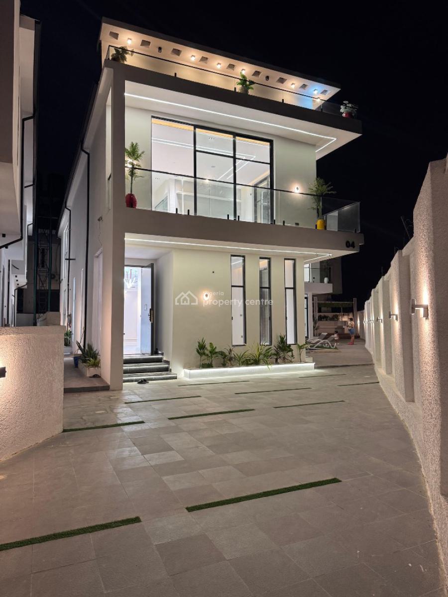 Magnificent 5  Beds with a Private Pool,gym & Cinema., Chevron Drive Lekki, Lekki, Lagos, Detached Duplex for Sale