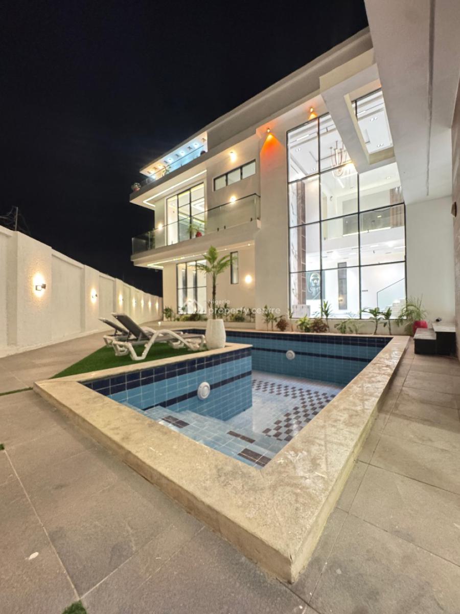 Magnificent 5  Beds with a Private Pool,gym & Cinema., Chevron Drive Lekki, Lekki, Lagos, Detached Duplex for Sale
