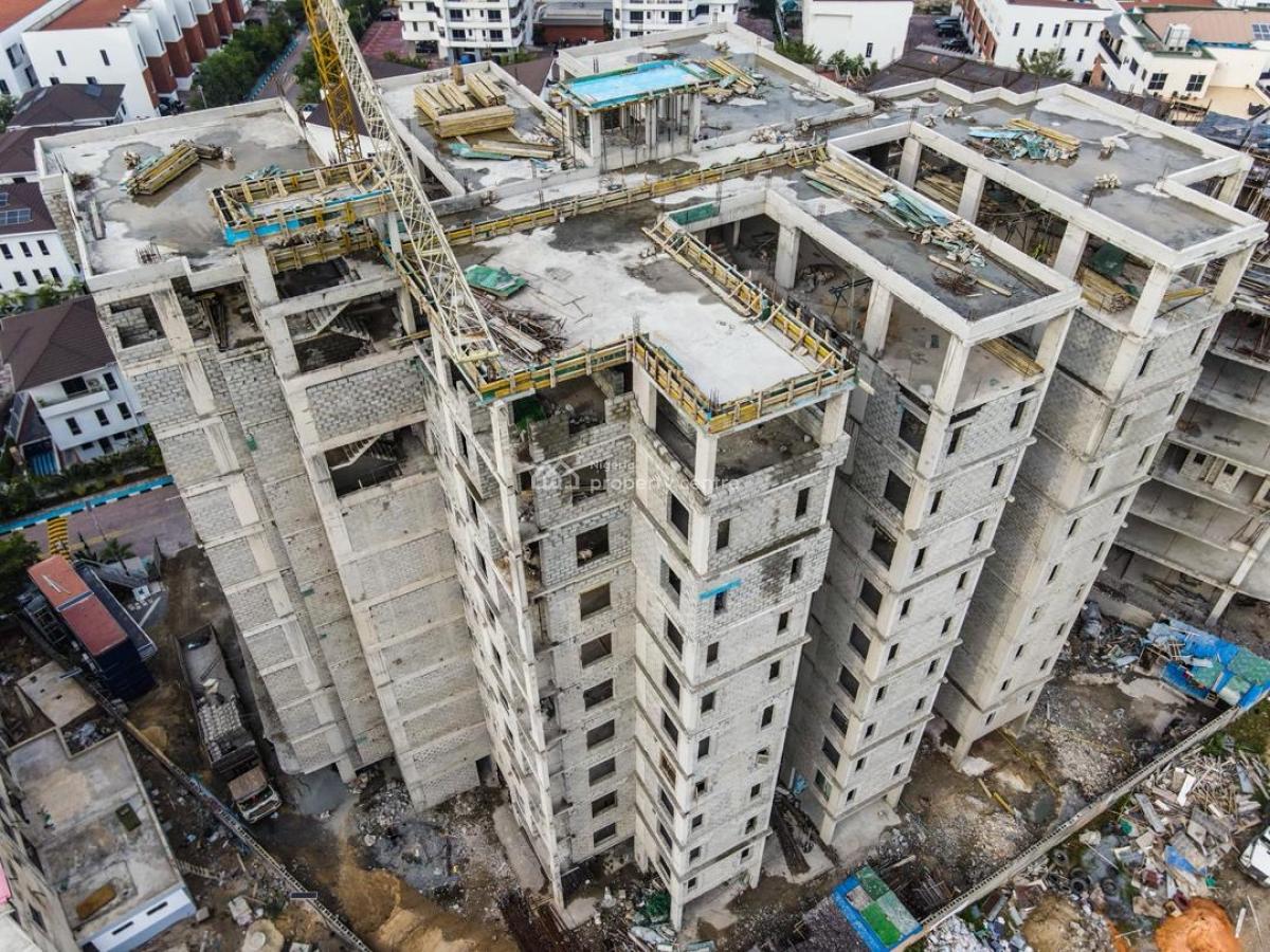 2 Bedroom High Rise Apartments with Bq, Periwinkle Lifestyle Estate, Lekki Phase 1, Lekki, Lagos, Flat / Apartment for Sale