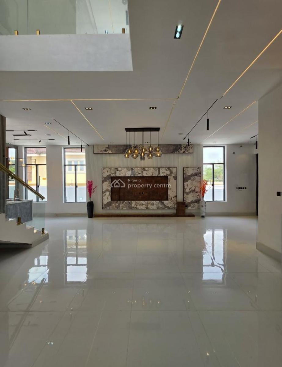 Beautifully Crafted Luxury 5 Bedroom Detached Home with Bq & Swimming, 2nd Toll Gate Lekki, Lekki, Lagos, Detached Duplex for Sale