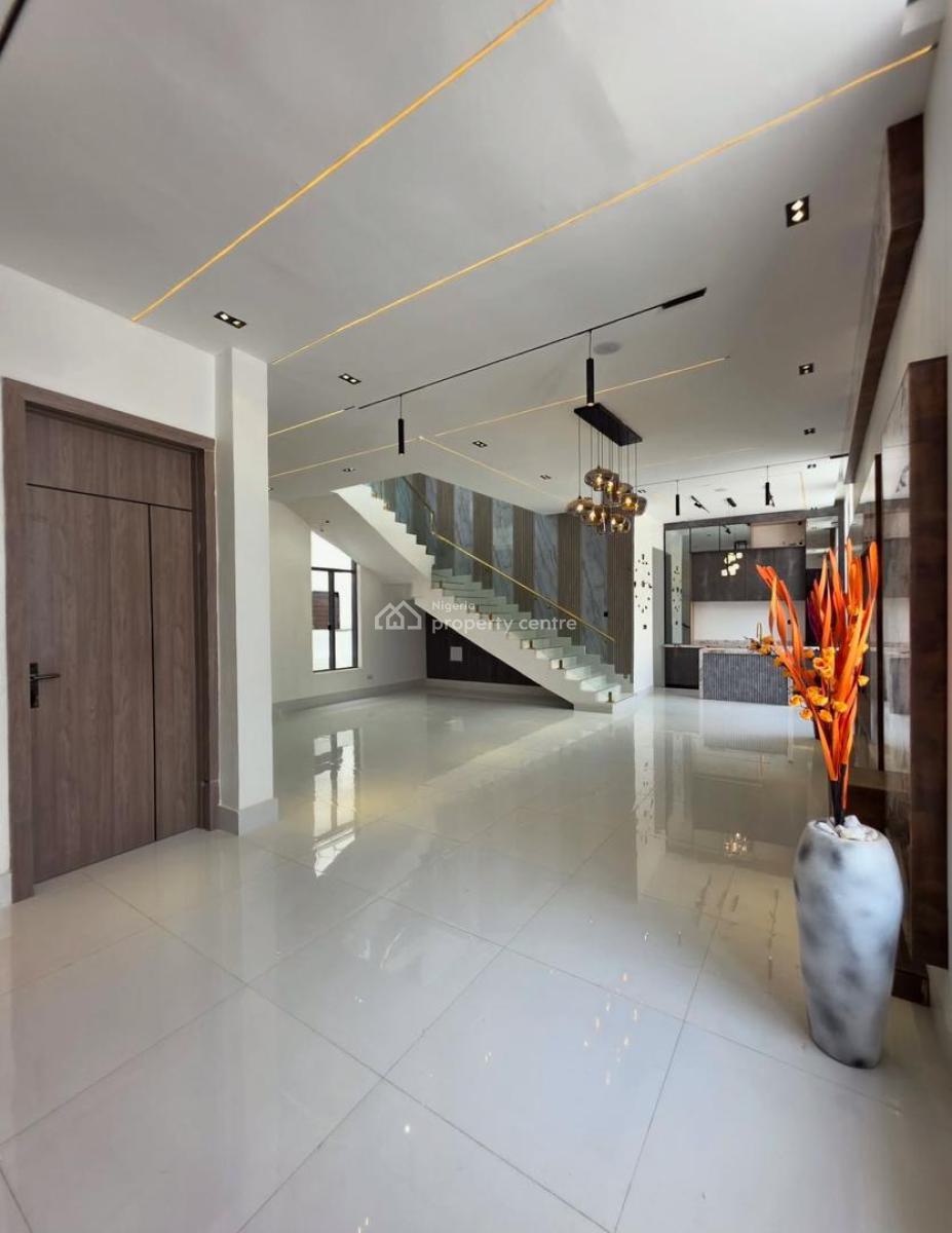 Beautifully Crafted Luxury 5 Bedroom Detached Home with Bq & Swimming, 2nd Toll Gate Lekki, Lekki, Lagos, Detached Duplex for Sale