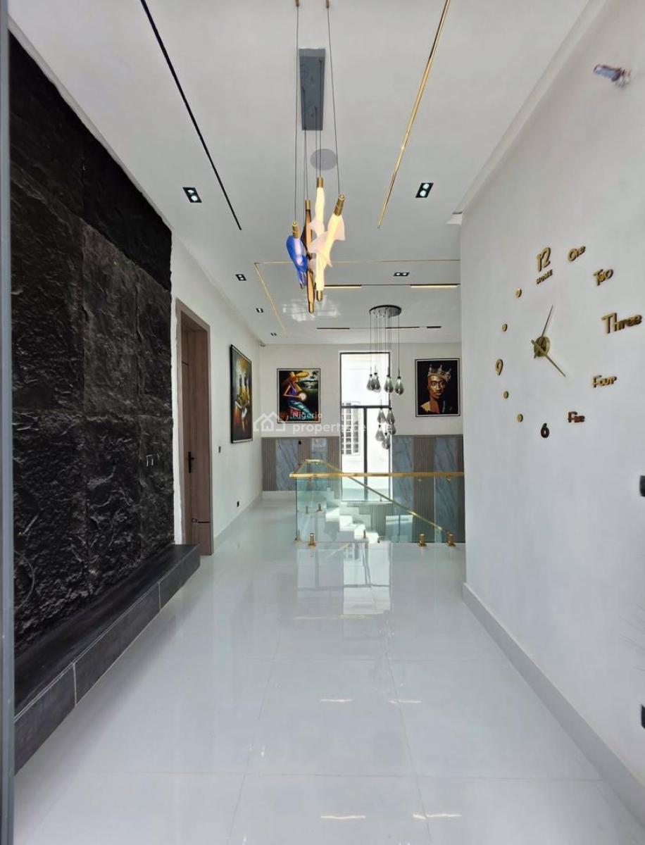Beautifully Crafted Luxury 5 Bedroom Detached Home with Bq & Swimming, 2nd Toll Gate Lekki, Lekki, Lagos, Detached Duplex for Sale