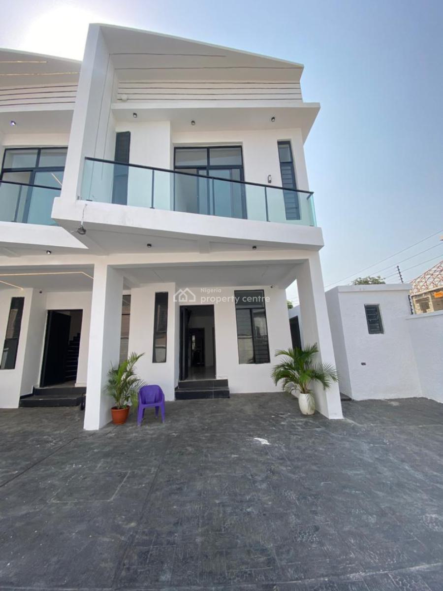 Tastefully Built 4 Bedroom Terrace with Bq, Mobil Road, Lekki Scheme 2, Ajah, Lagos, Terraced Duplex for Sale