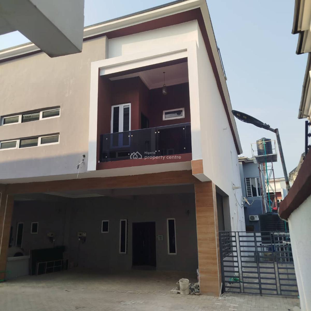 Corner Piece 4bedroom Terrace Duplex Fully Serviced, Orchid Road, Lekki Expressway, Lekki, Lagos, Terraced Duplex for Rent