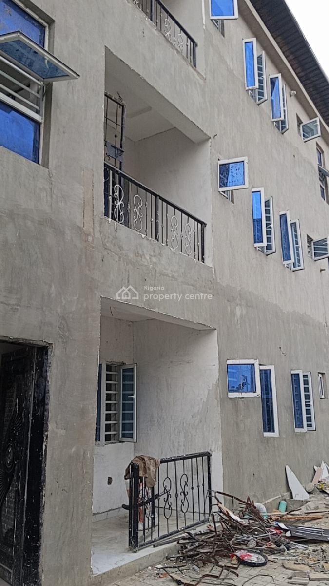 Brand New and Well Built 2 Beds with 2 Balconies, Agunbiade, Ogombo, Ajah, Lagos, Flat / Apartment for Rent