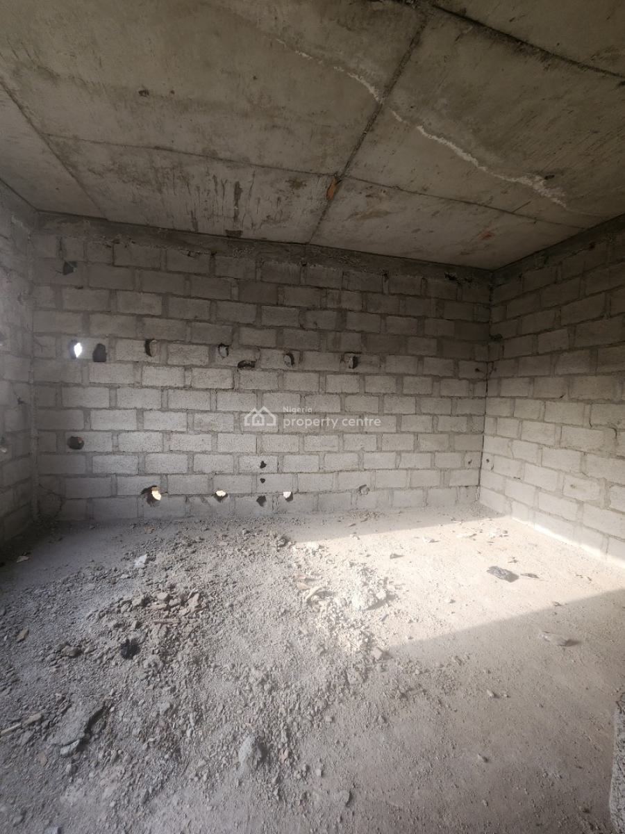 Massive 4 Bedroom Semi-detached Duplex with Basement (carcass), Naf Valley Estate, Asokoro District, Abuja, Semi-detached Duplex for Sale