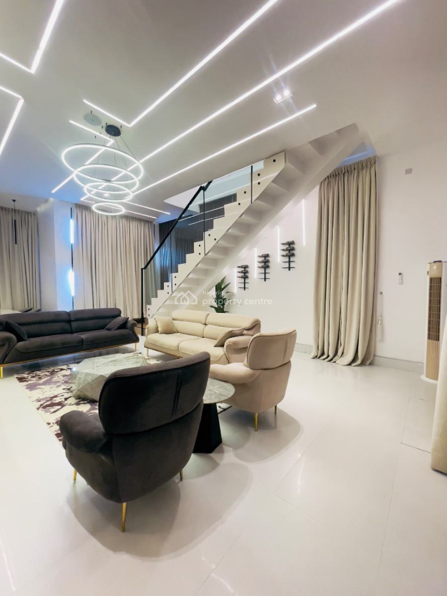 Luxuriously Finished 4 Bed Fully Detached Duplex with Pool and Bq, Ajah, Lekki, Lagos, Detached Duplex for Rent