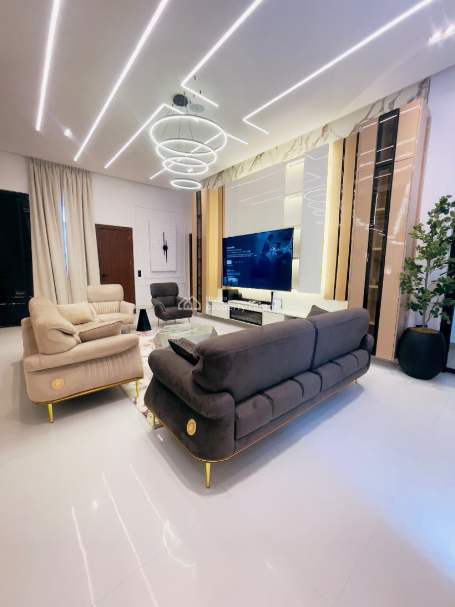 Luxuriously Finished 4 Bed Fully Detached Duplex with Pool and Bq, Ajah, Lekki, Lagos, Detached Duplex for Rent