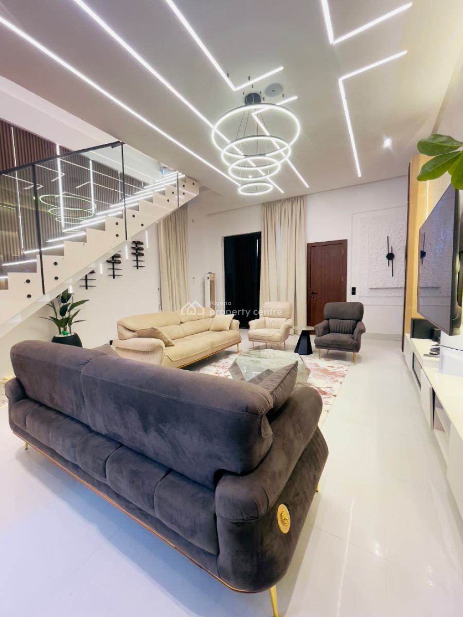 Luxuriously Finished 4 Bed Fully Detached Duplex with Pool and Bq, Ajah, Lekki, Lagos, Detached Duplex for Rent
