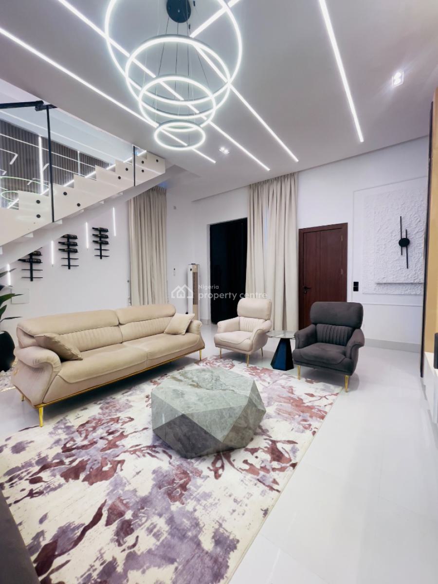 Luxuriously Finished 4 Bed Fully Detached Duplex with Pool and Bq, Ajah, Lekki, Lagos, Detached Duplex for Rent