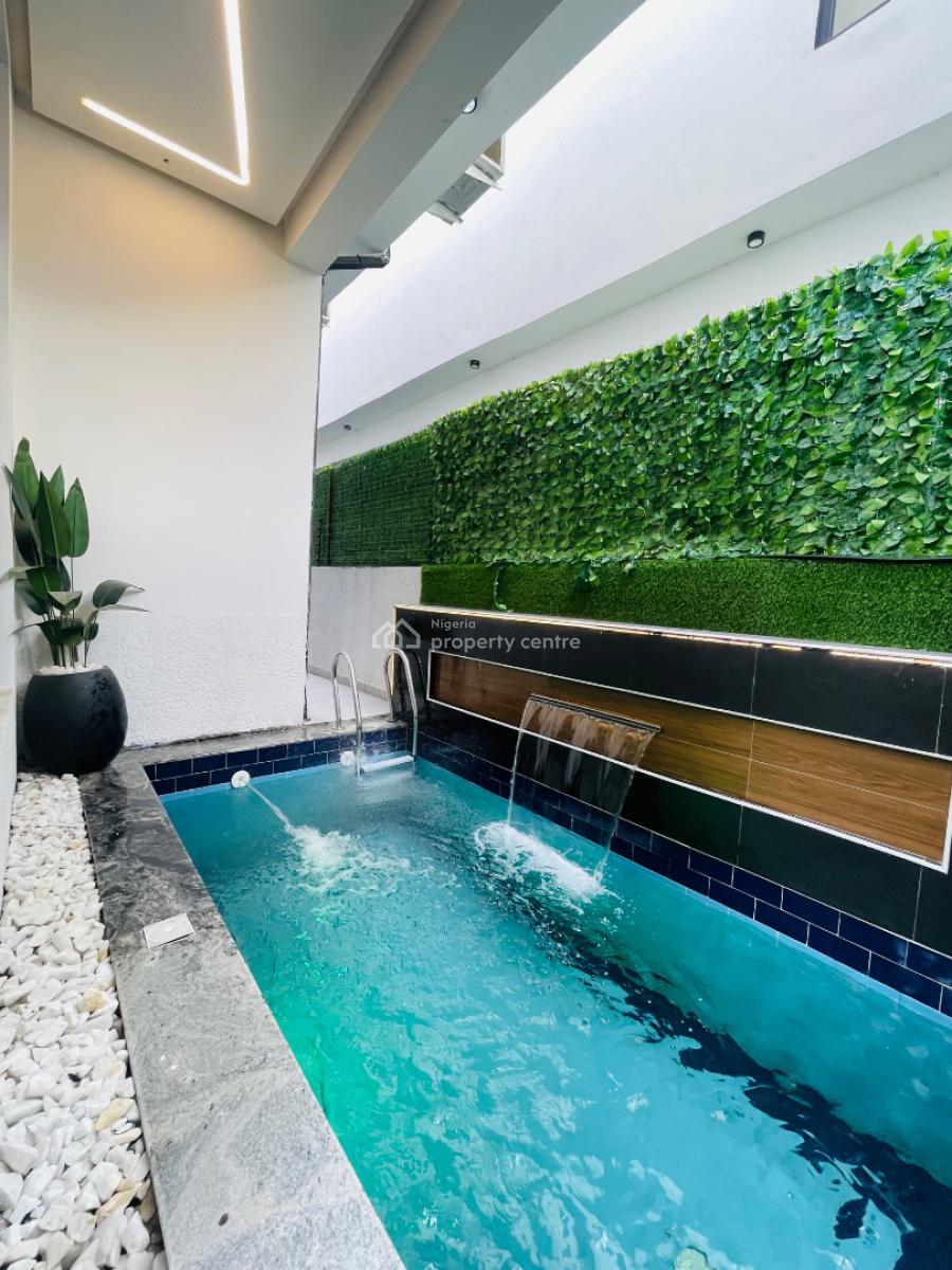 Luxuriously Finished 4 Bed Fully Detached Duplex with Pool and Bq, Ajah, Lekki, Lagos, Detached Duplex for Rent