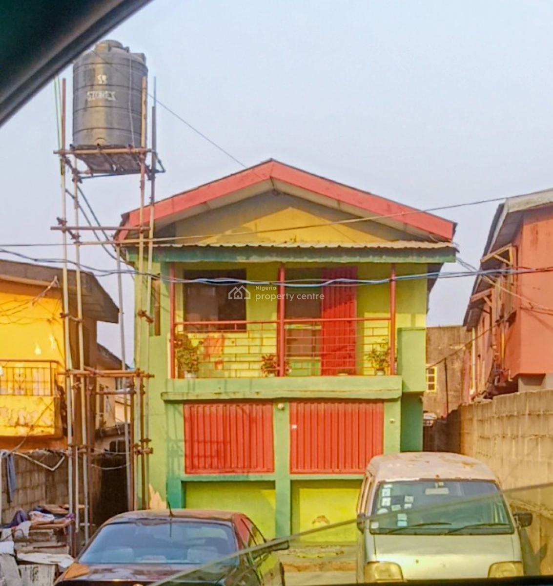 a Storey Building Directly on Main Street, Yetunde Brown, Ifako, Gbagada, Lagos, Block of Flats for Sale