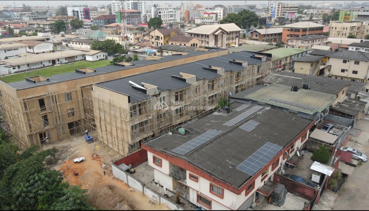 Classic 4 Bed Terrace with 2 Masters, 2 Parlous and Bq, Estate, Opebi, Ikeja, Lagos, Terraced Duplex for Sale