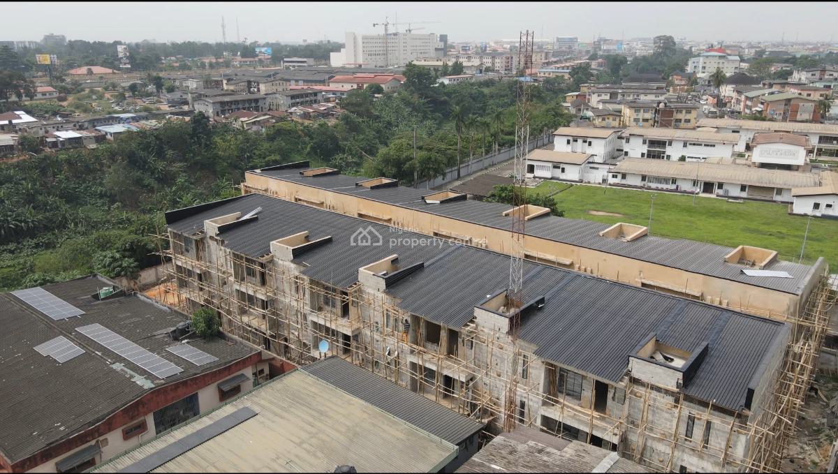 Classic 4 Bed Terrace with 2 Masters, 2 Parlous and Bq, Estate, Opebi, Ikeja, Lagos, Terraced Duplex for Sale