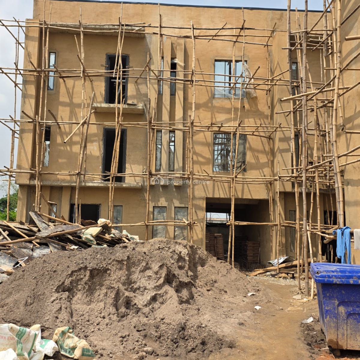 Classic 4 Bedroom Terraced Duplex with 2 Masters, 2 Parlous and Bq, Opebi, Ikeja, Lagos, Terraced Duplex for Sale