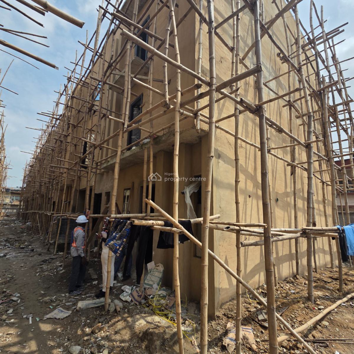 Classic 4 Bedroom Terraced Duplex with 2 Masters, 2 Parlous and Bq, Opebi, Ikeja, Lagos, Terraced Duplex for Sale