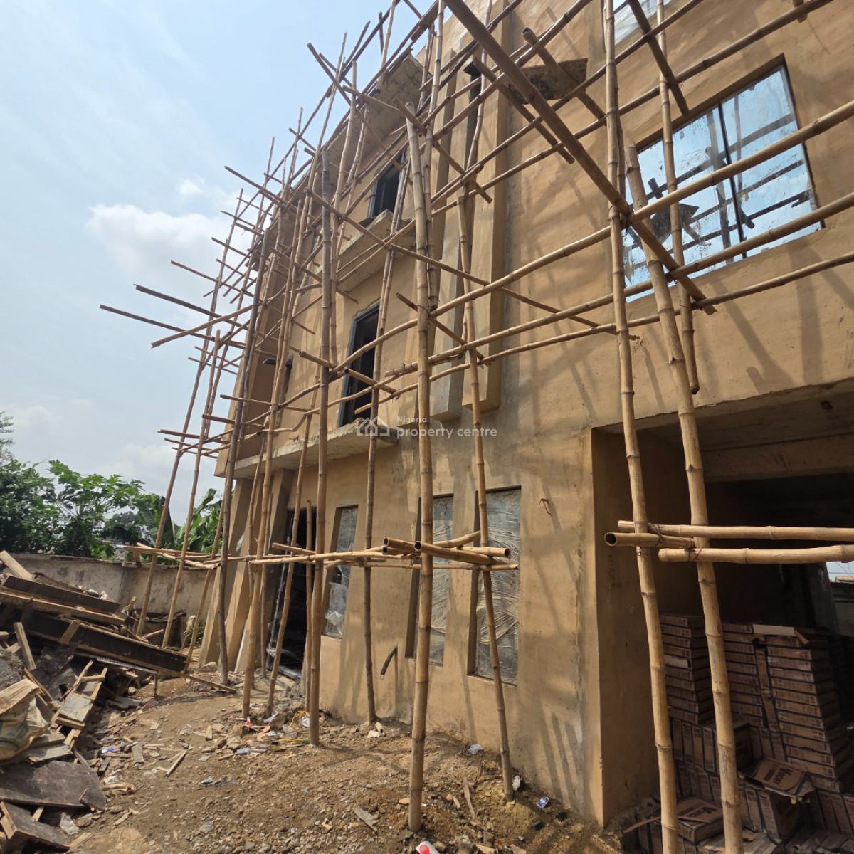 Classic 4 Bedroom Terraced Duplex with 2 Masters, 2 Parlous and Bq, Opebi, Ikeja, Lagos, Terraced Duplex for Sale