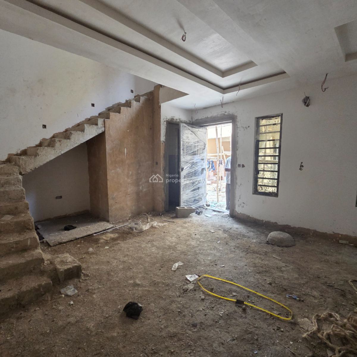 Classic 4 Bedroom Terraced Duplex with 2 Masters, 2 Parlous and Bq, Opebi, Ikeja, Lagos, Terraced Duplex for Sale