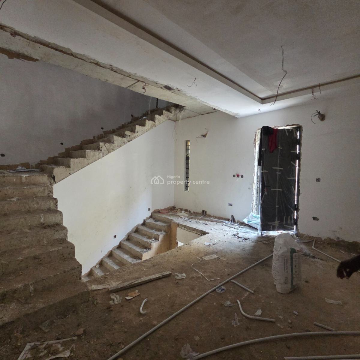 Classic 4 Bedroom Terraced Duplex with 2 Masters, 2 Parlous and Bq, Opebi, Ikeja, Lagos, Terraced Duplex for Sale