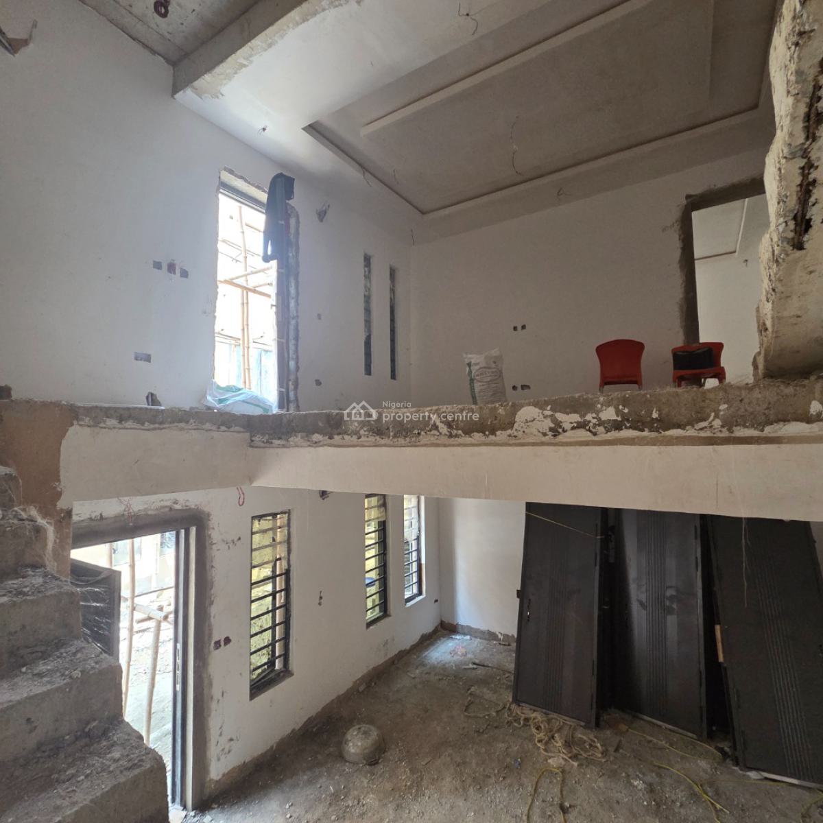 Classic 4 Bedroom Terraced Duplex with 2 Masters, 2 Parlous and Bq, Opebi, Ikeja, Lagos, Terraced Duplex for Sale