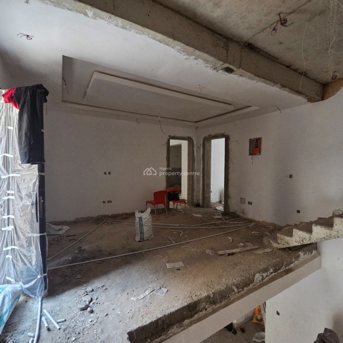 Classic 4 Bedroom Terraced Duplex with 2 Masters, 2 Parlous and Bq, Opebi, Ikeja, Lagos, Terraced Duplex for Sale